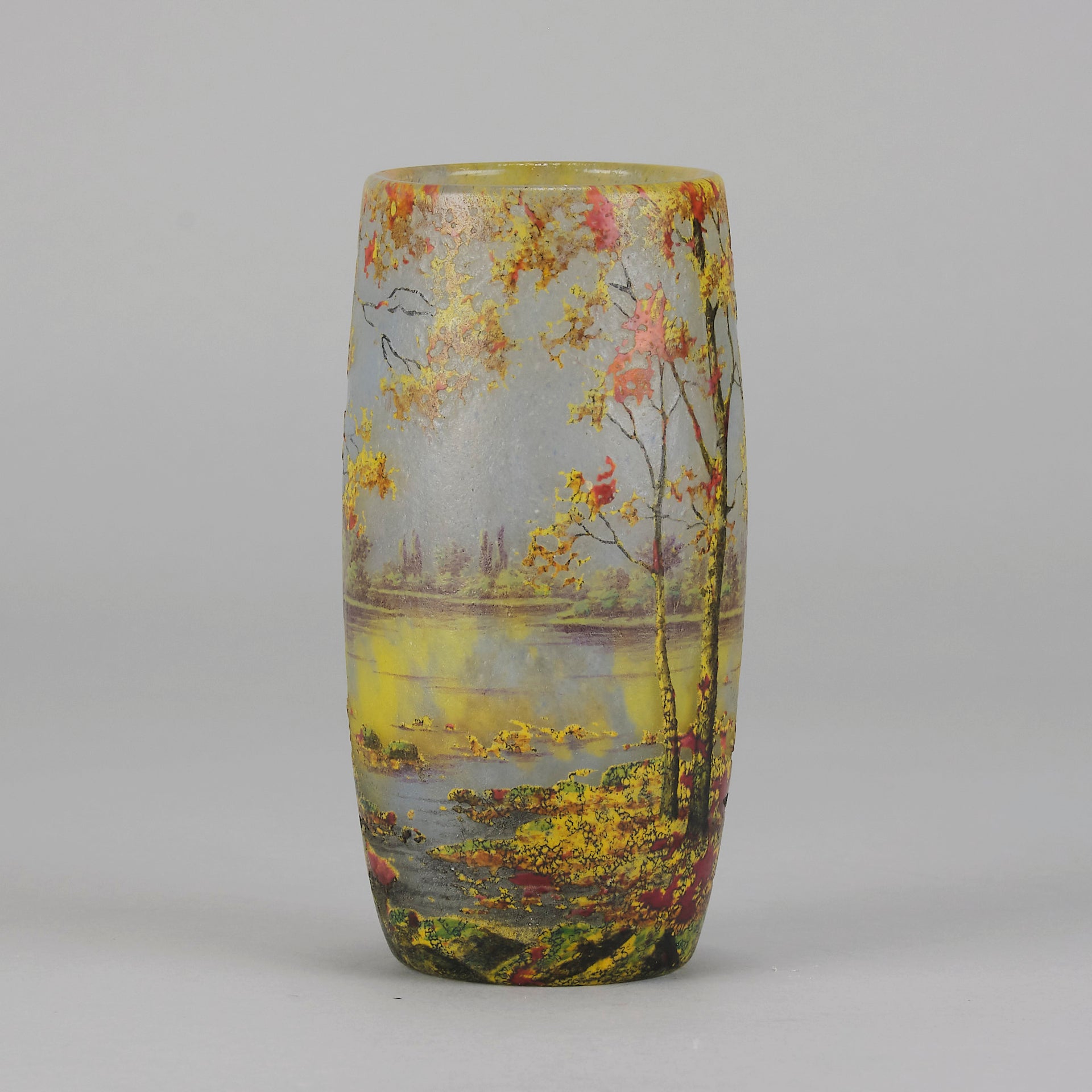 Daum Autumn Vase - Art Nouveau Glass - Hickmet Fine Arts