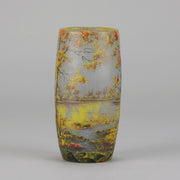 Daum Autumn Vase - Art Nouveau Glass - Hickmet Fine Arts