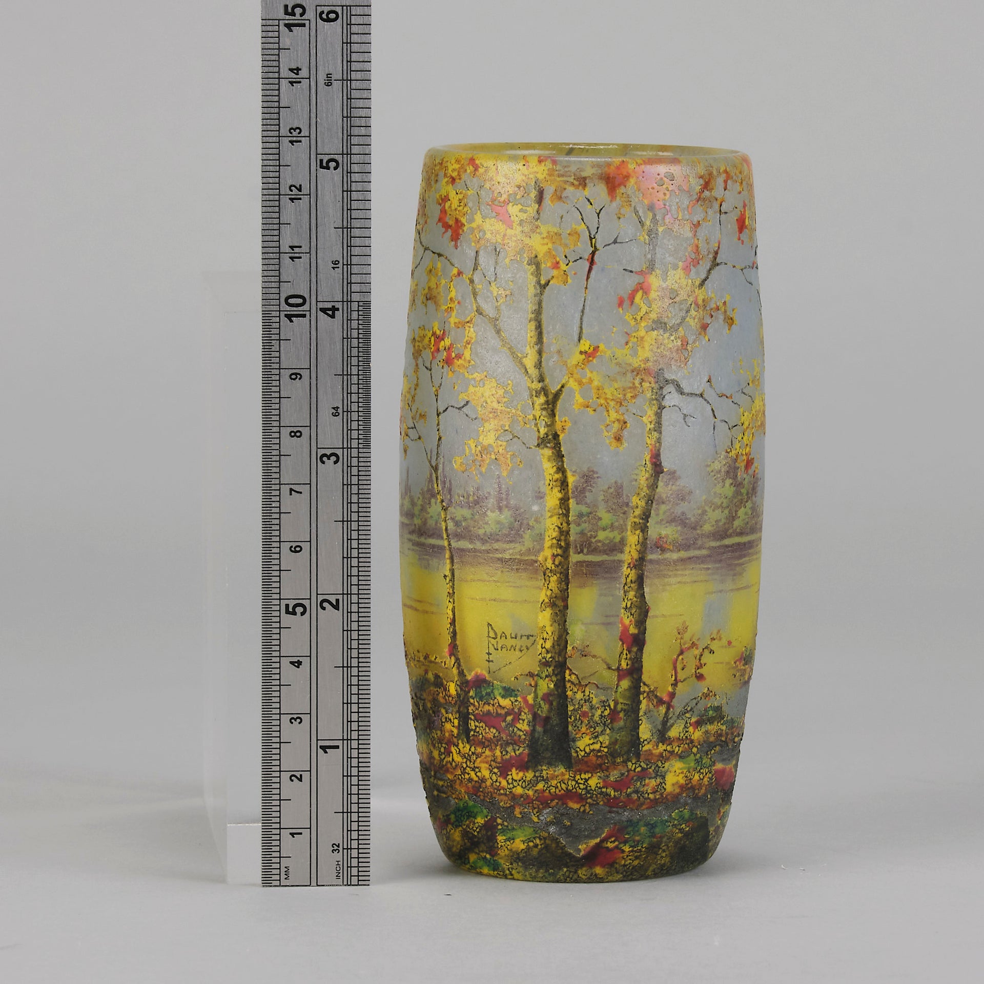 Daum Autumn Vase - Art Nouveau Glass - Hickmet Fine Arts