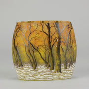 Daum Winter Vase - Art Nouveau Glass - Hickmet Fine Arts