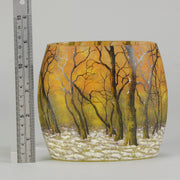 Daum Winter Vase - Art Nouveau Glass - Hickmet Fine Arts