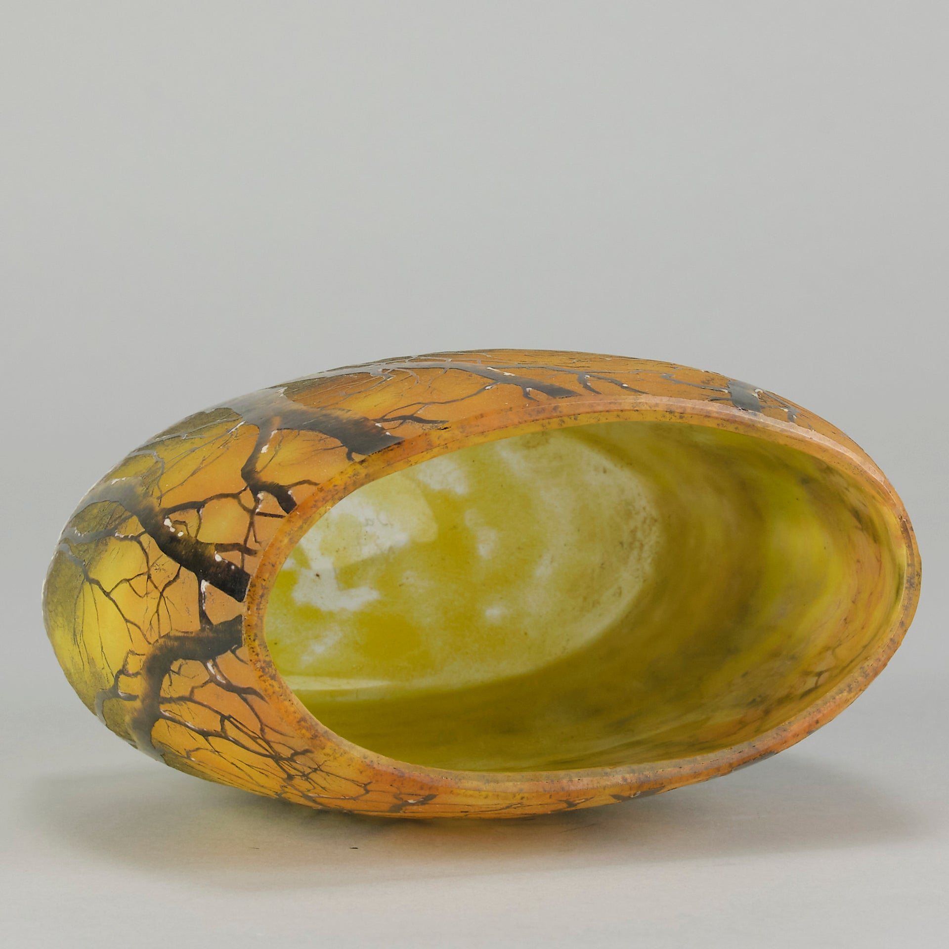 Daum Winter Vase - Art Nouveau Glass - Hickmet Fine Arts