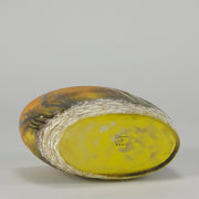 Daum Winter Vase - Art Nouveau Glass - Hickmet Fine Arts