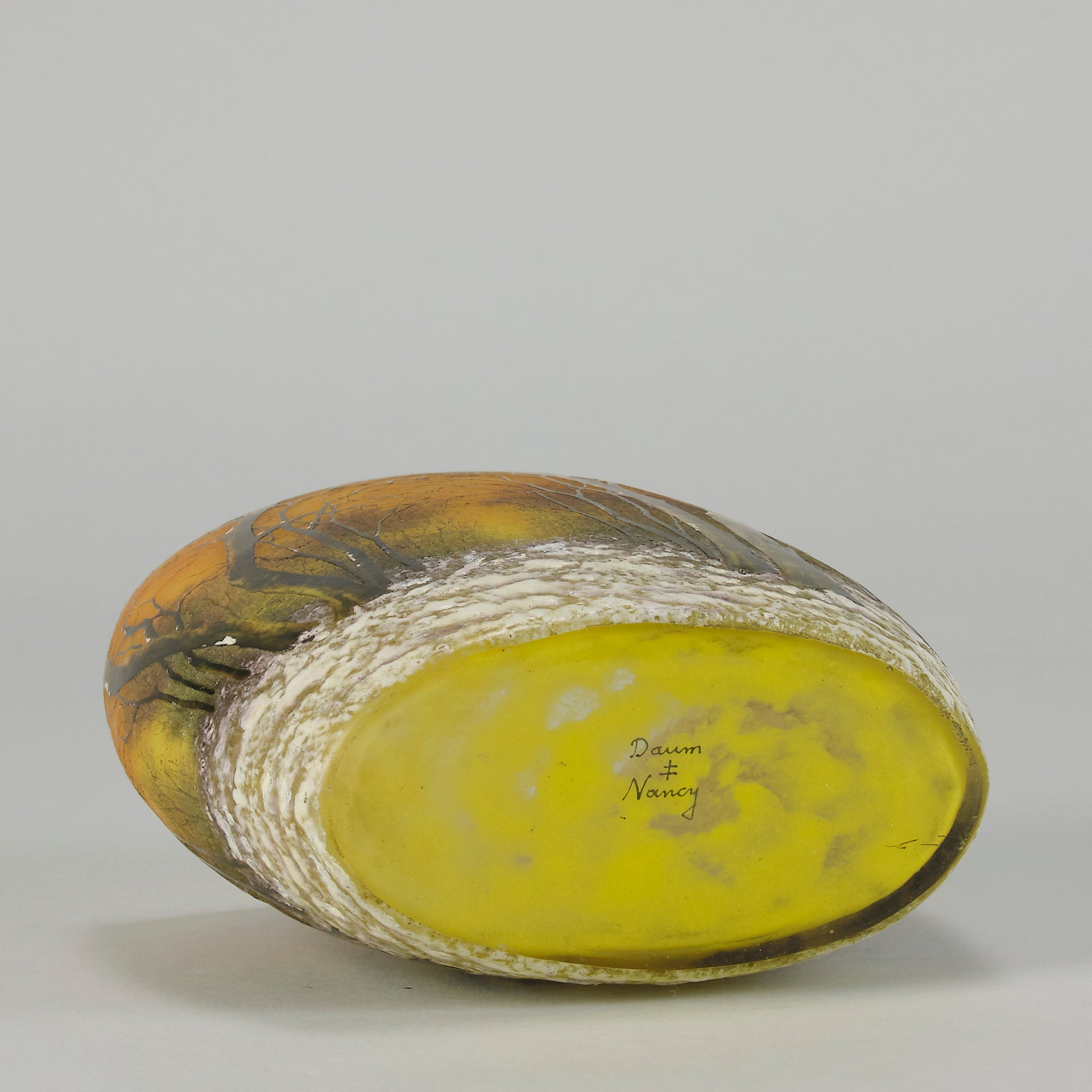 Daum Winter Vase - Art Nouveau Glass - Hickmet Fine Arts