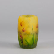 Daum Poppy Vase - Art Nouveau Glass - Hickmet Fine Arts