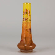Daum Poppy Vase - Art Nouveau Glass - Hickmet Fine Arts