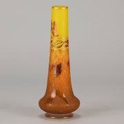 Daum Poppy Vase - Art Nouveau Glass - Hickmet Fine Arts