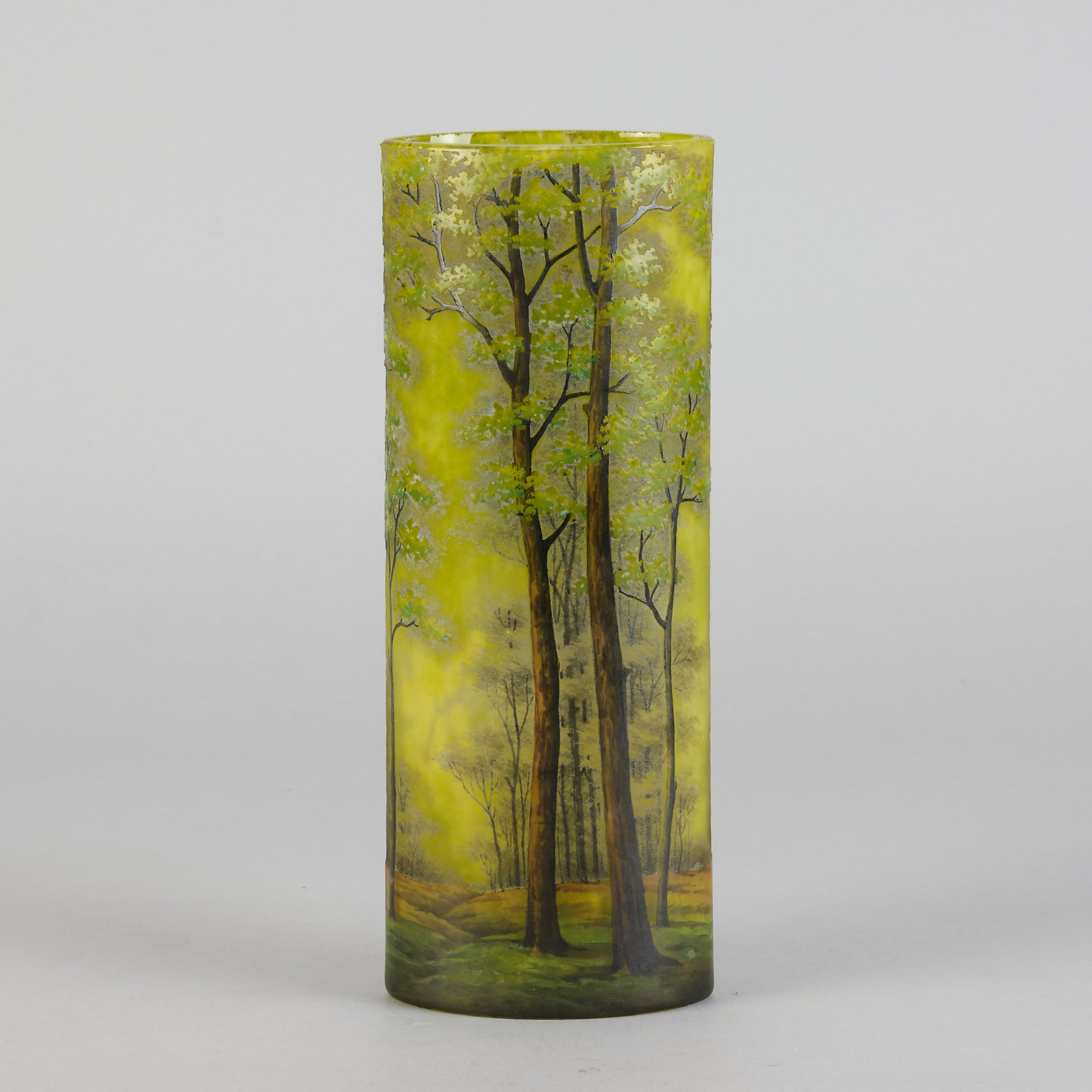 Daum Spring Vase - Art Nouveau Glass - Hickmet Fine Arts