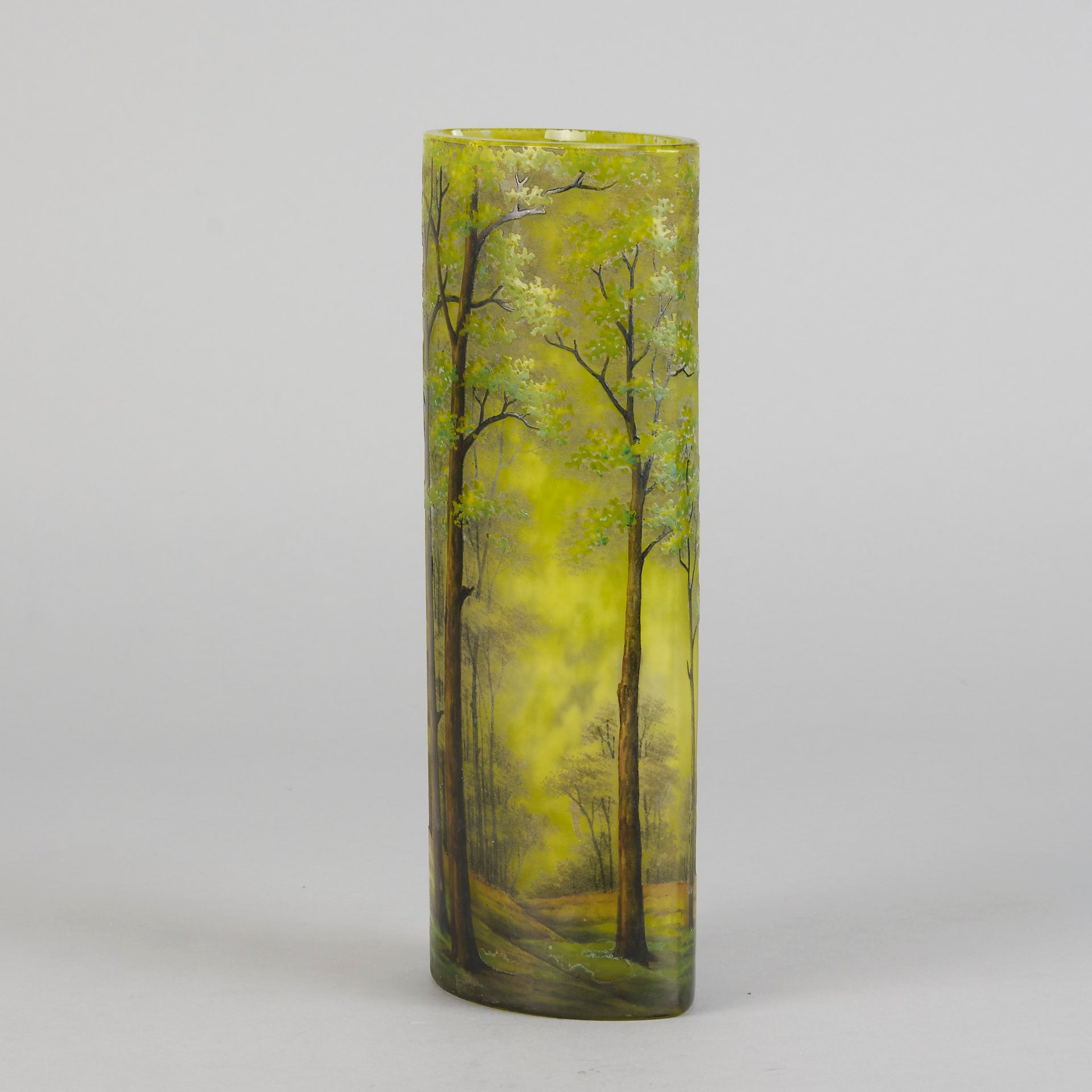Daum Spring Vase - Art Nouveau Glass - Hickmet Fine Arts