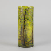Daum Spring Vase - Art Nouveau Glass - Hickmet Fine Arts