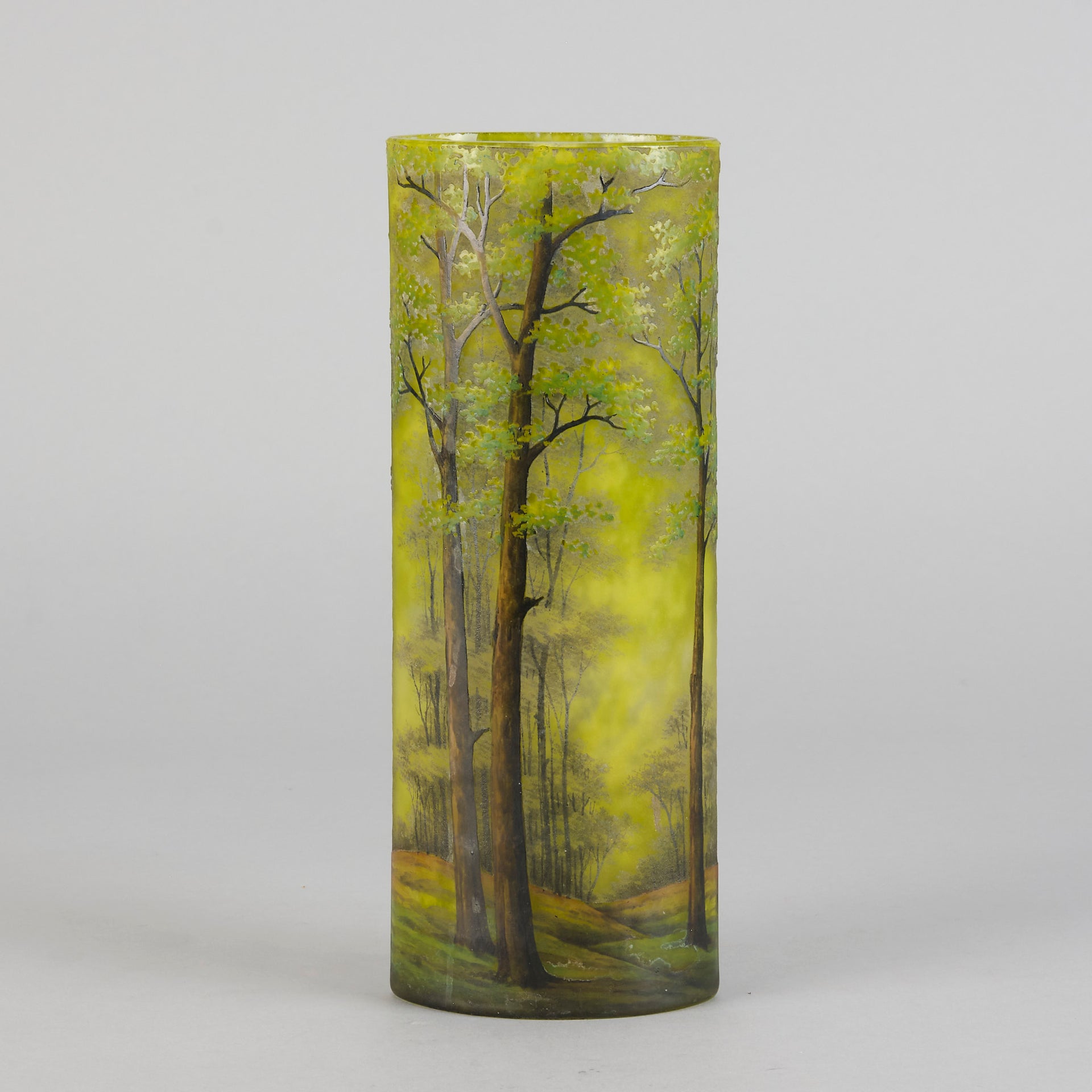 Daum Spring Vase - Art Nouveau Glass - Hickmet Fine Arts