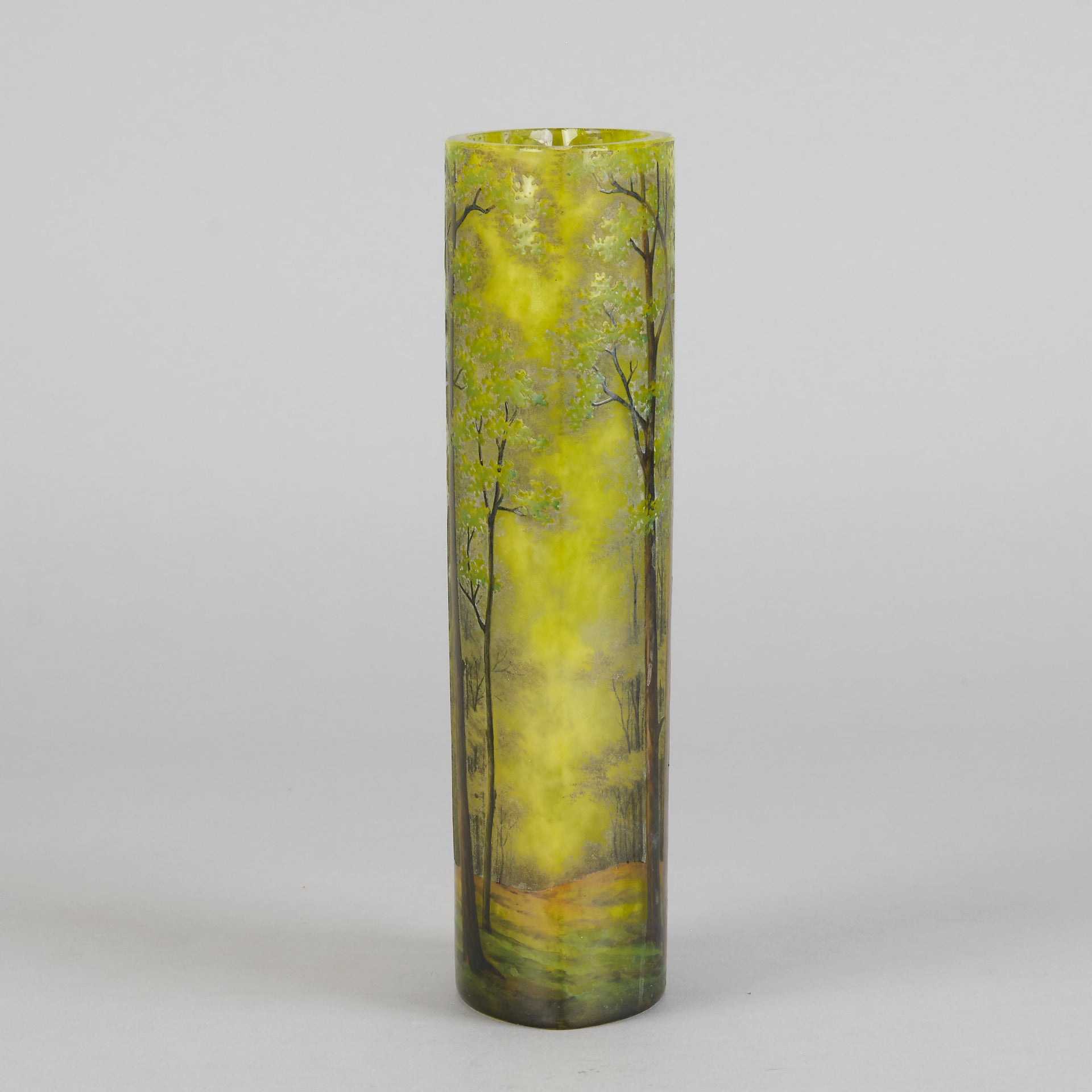 Daum Spring Vase - Art Nouveau Glass - Hickmet Fine Arts