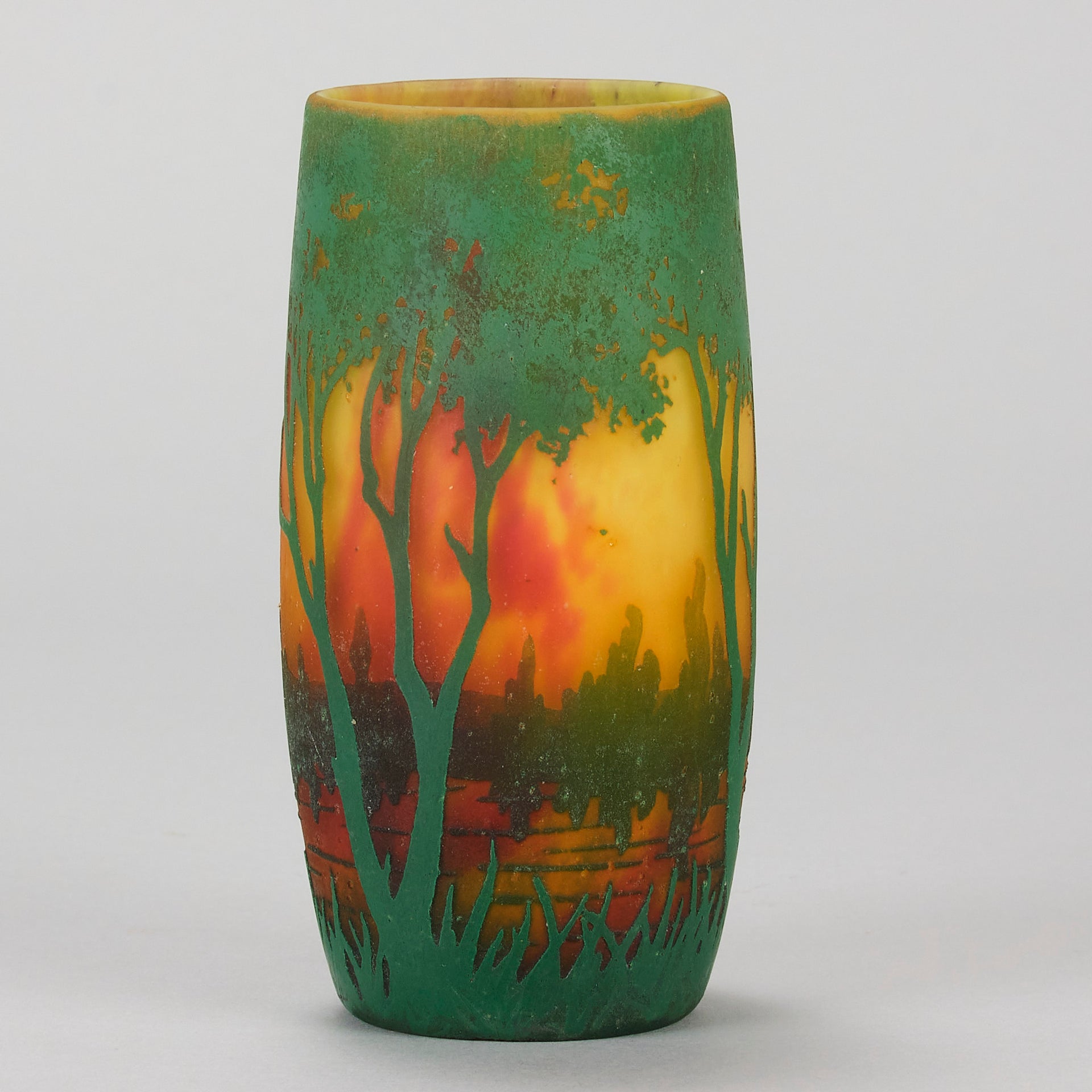 Daum Sunset Vase - Art Nouveau Glass - Hickmet Fine Arts