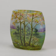 Daum Summer Landscape Vase - Art Nouveau Glass - Hickmet Fine Arts