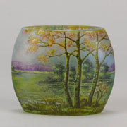 Daum Summer Landscape Vase - Art Nouveau Glass - Hickmet Fine Arts