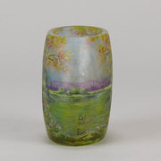 Daum Summer Landscape Vase - Art Nouveau Glass - Hickmet Fine Arts