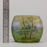 Daum Summer Landscape Vase - Art Nouveau Glass - Hickmet Fine Arts