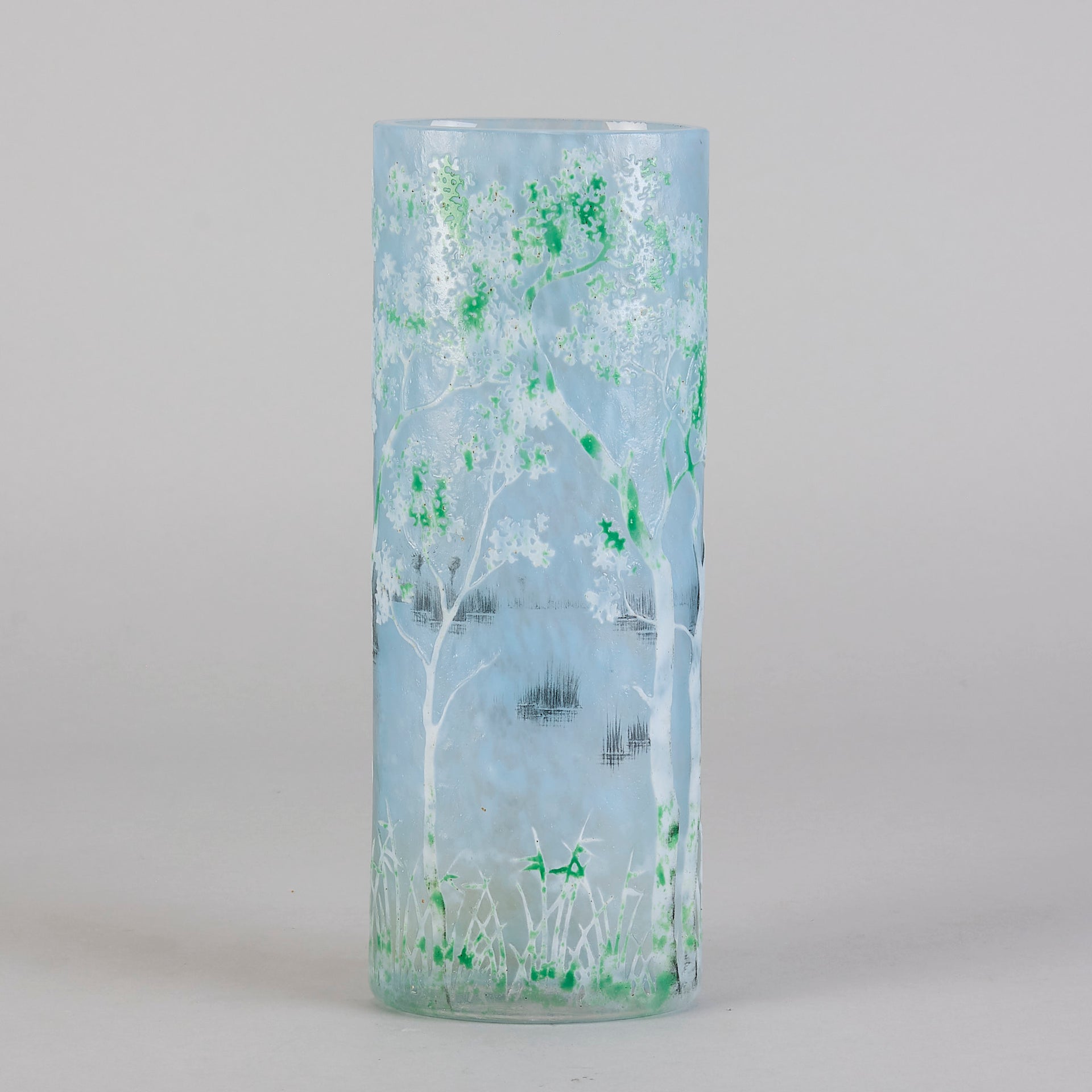 Daum Swan Vase - Art Nouveau Glass - Hickmet Fine Arts