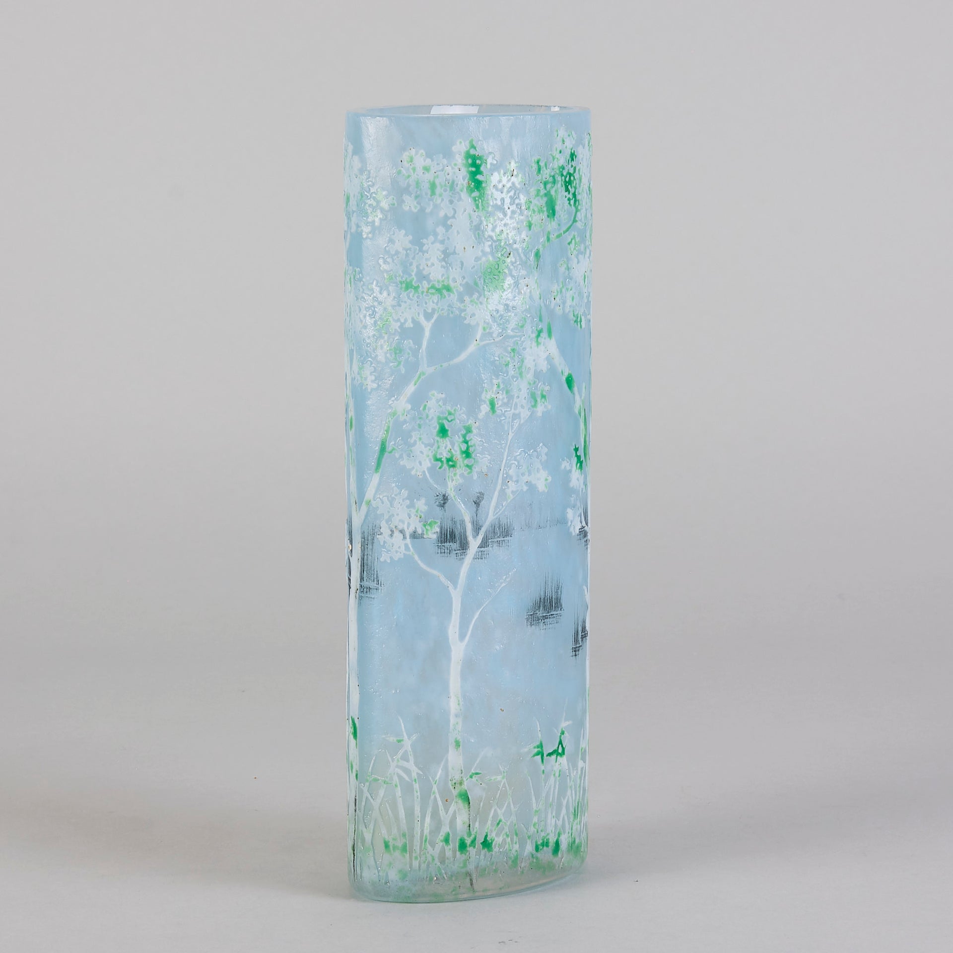 Daum Swan Vase - Art Nouveau Glass - Hickmet Fine Arts