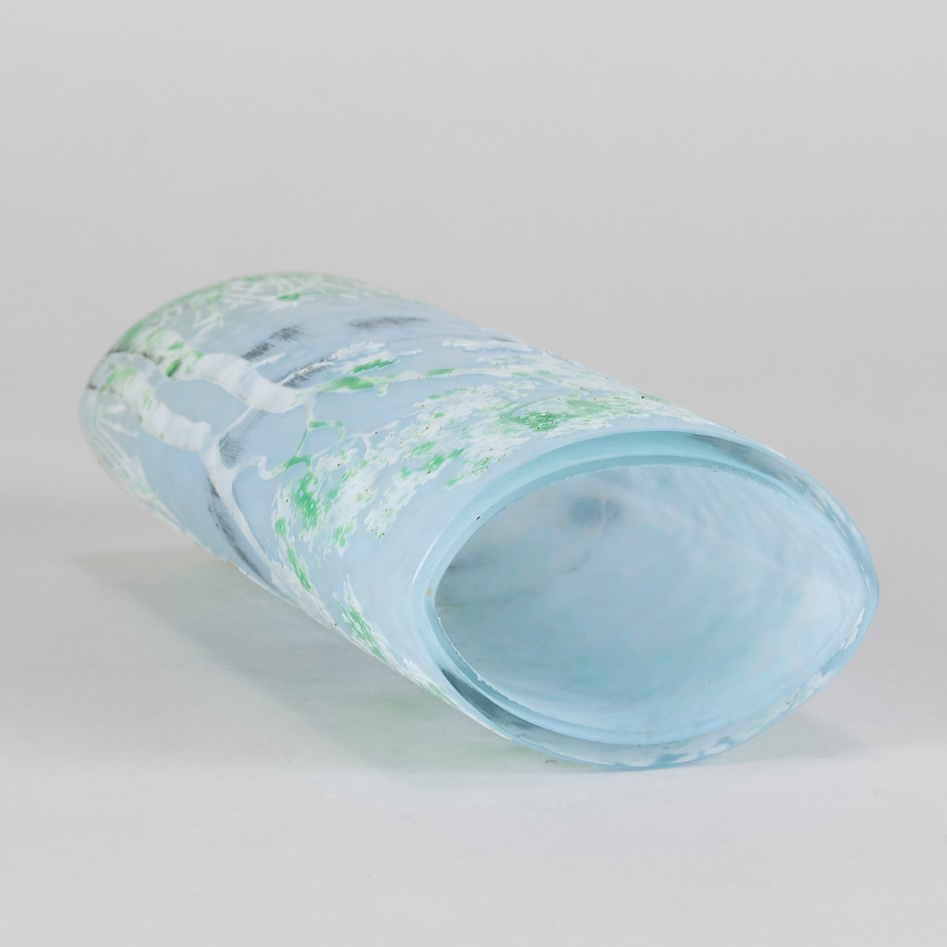 Daum Swan Vase - Art Nouveau Glass - Hickmet Fine Arts