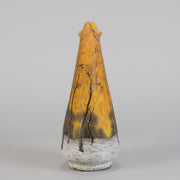 Daum Winter Vase - Art Nouveau Glass - Hickmet Fine Arts