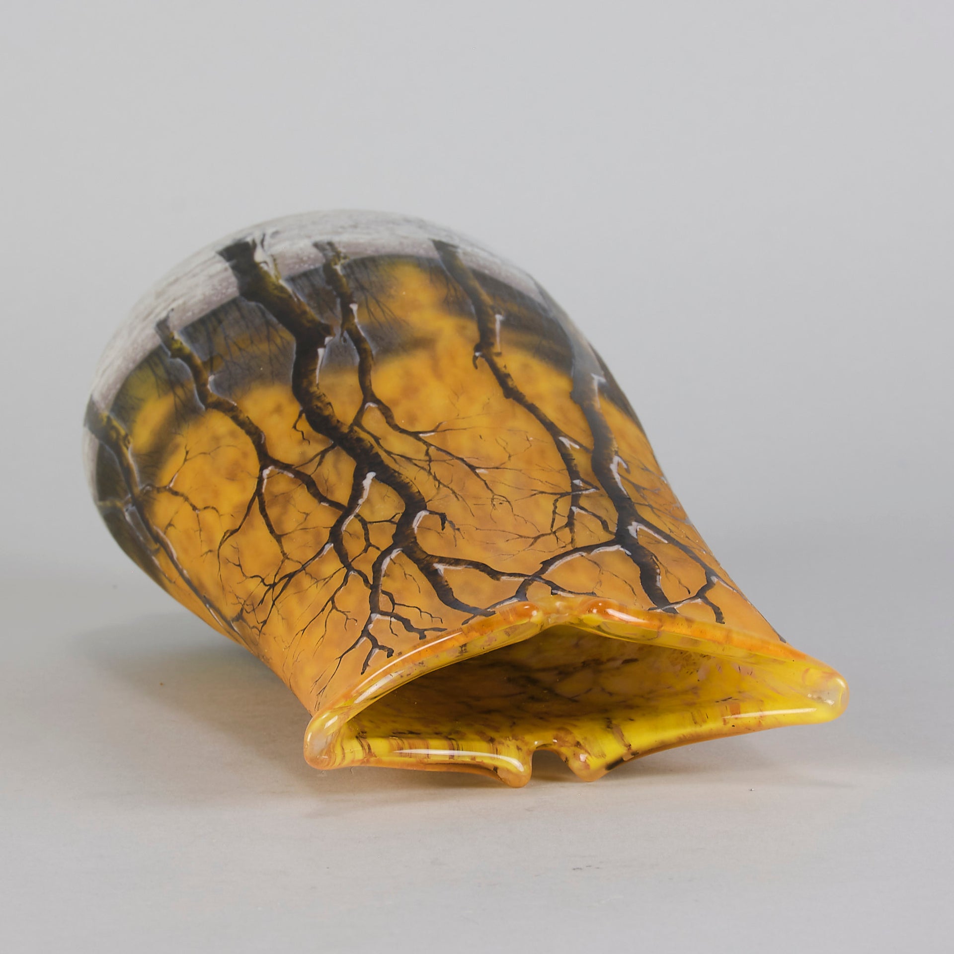 Daum Winter Vase - Art Nouveau Glass - Hickmet Fine Arts