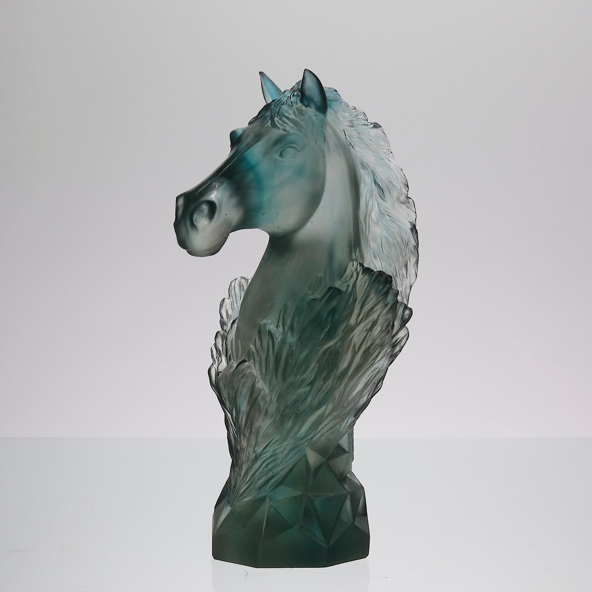 Daum Horse Head - Daum Pate De Verre Glass - Hickmet Fine Arts