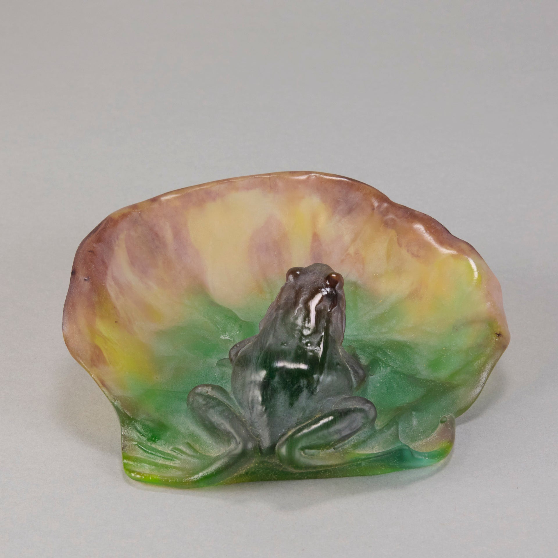 Daum Tray - Daum Pate De Verre Glass - Hickmet Fine Arts 