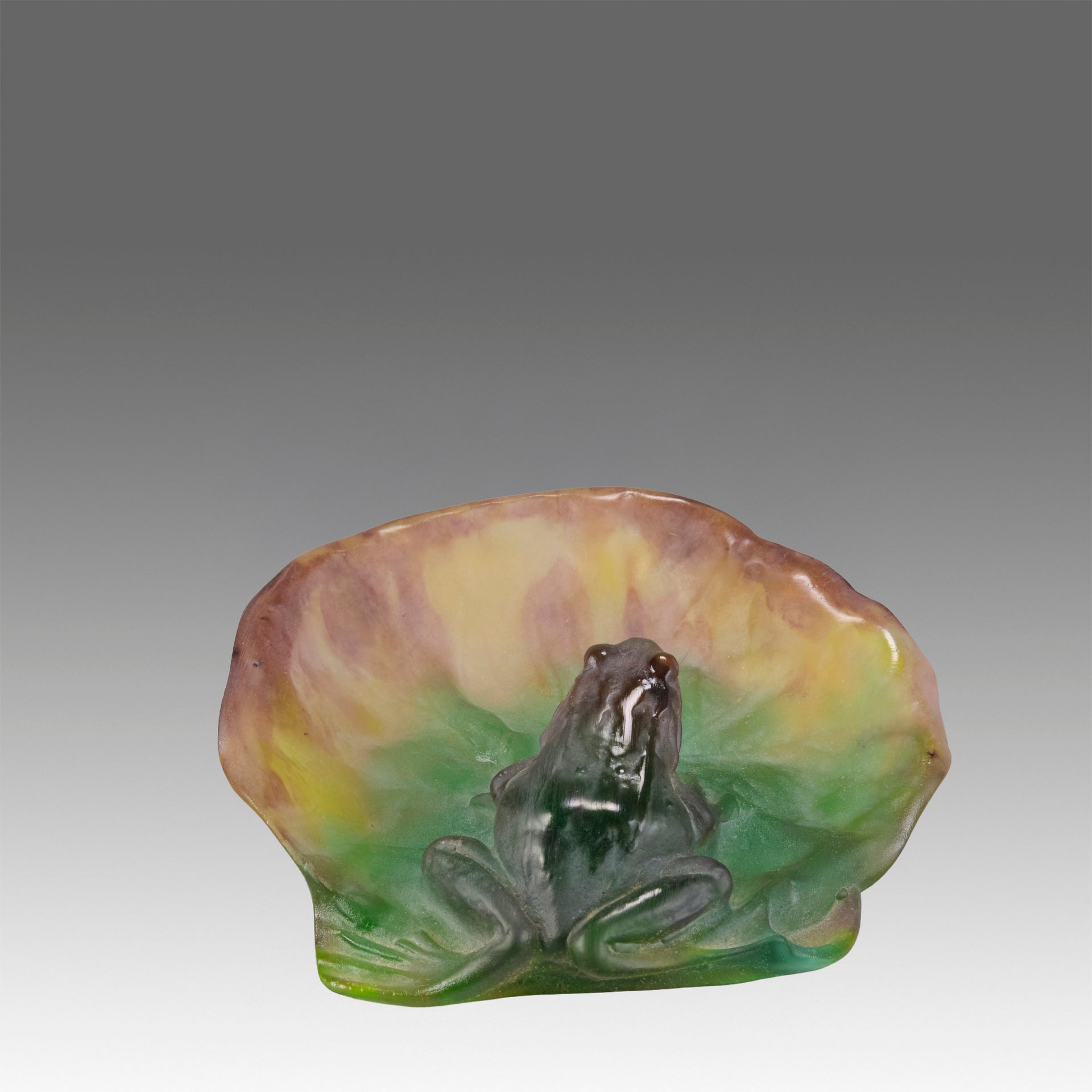 Daum Tray - Daum Pate De Verre Glass - Hickmet Fine Arts 