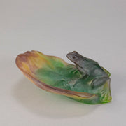 Daum Tray - Daum Pate De Verre Glass - Hickmet Fine Arts 
