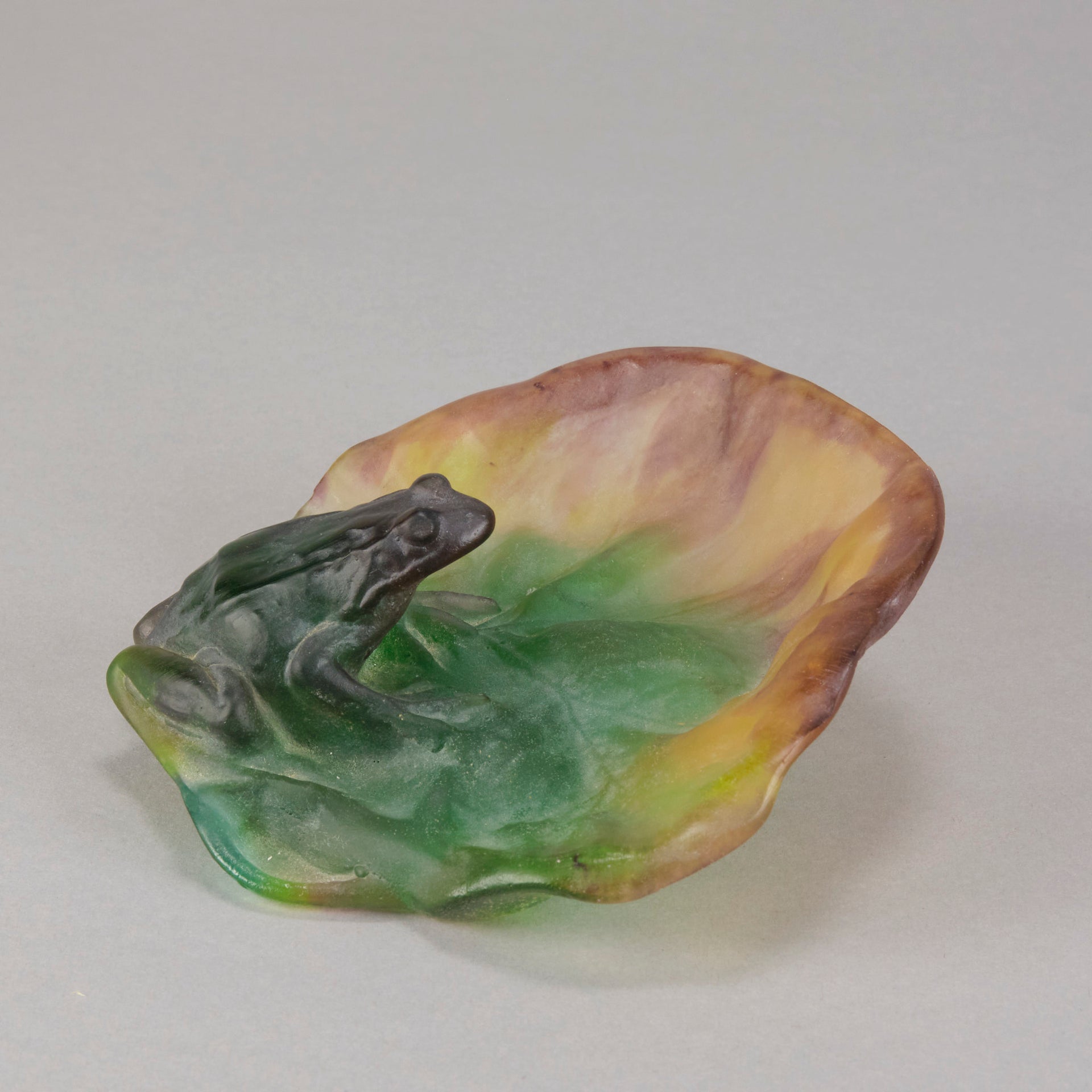 Daum Tray - Daum Pate De Verre Glass - Hickmet Fine Arts 