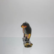 Daum pate de verre leopard