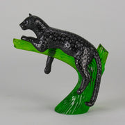 Daum Panther on a Branch - Daum Glass - Hickmet Fine Arts 