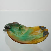 Daum Tray - Daum Pate De Verre Glass - Hickmet Fine Arts 