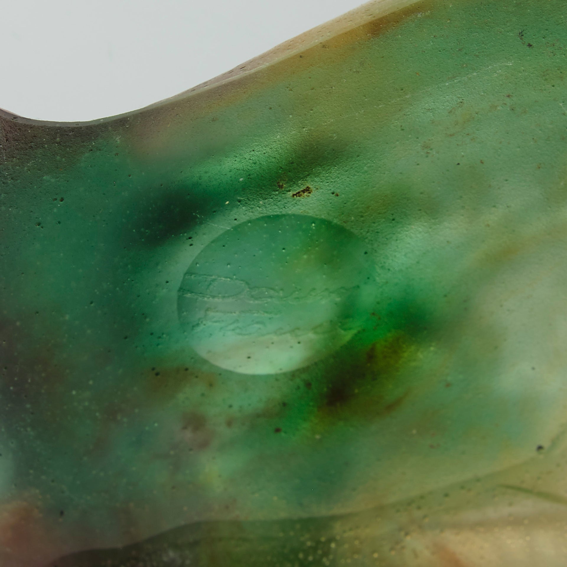 Daum Tray - Daum Pate De Verre Glass - Hickmet Fine Arts 