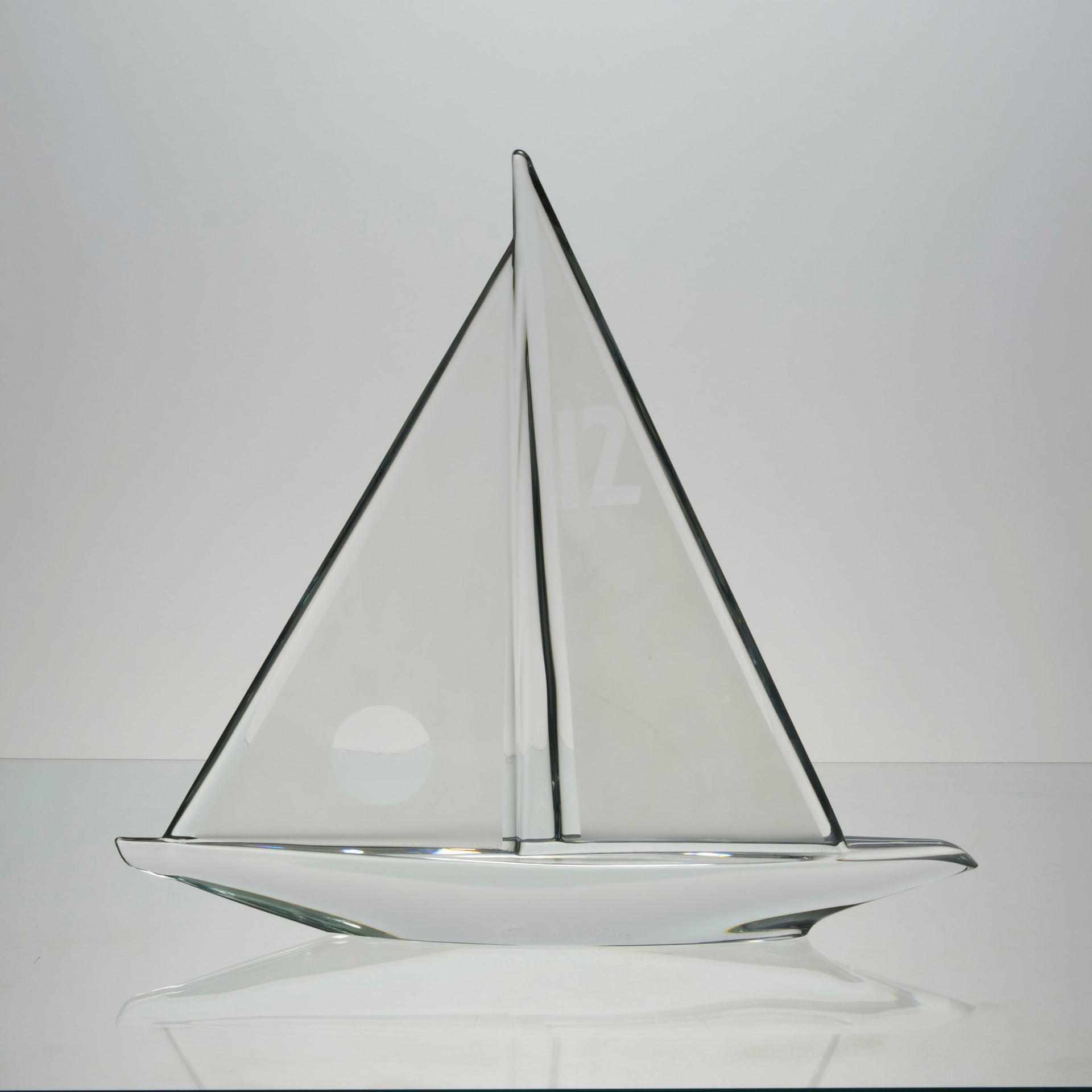 Daum Sailing Yacht - Daum Pate De Verre Glass - Hickmet Fine Arts 