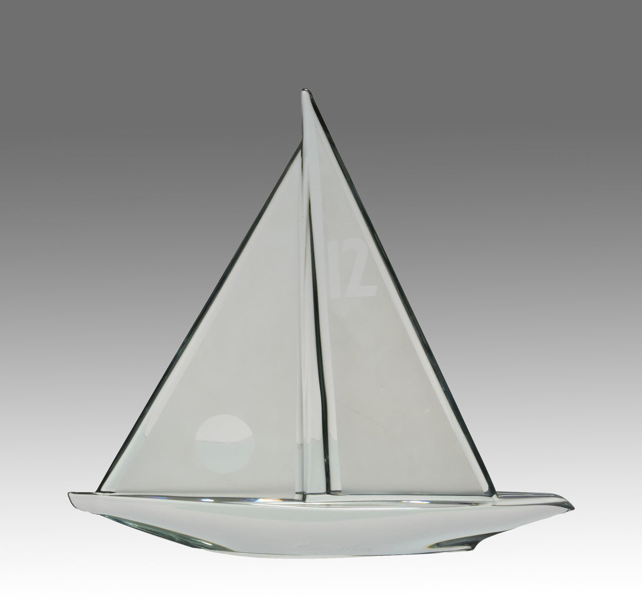 Daum Sailing Yacht - Daum Pate De Verre Glass - Hickmet Fine Arts 