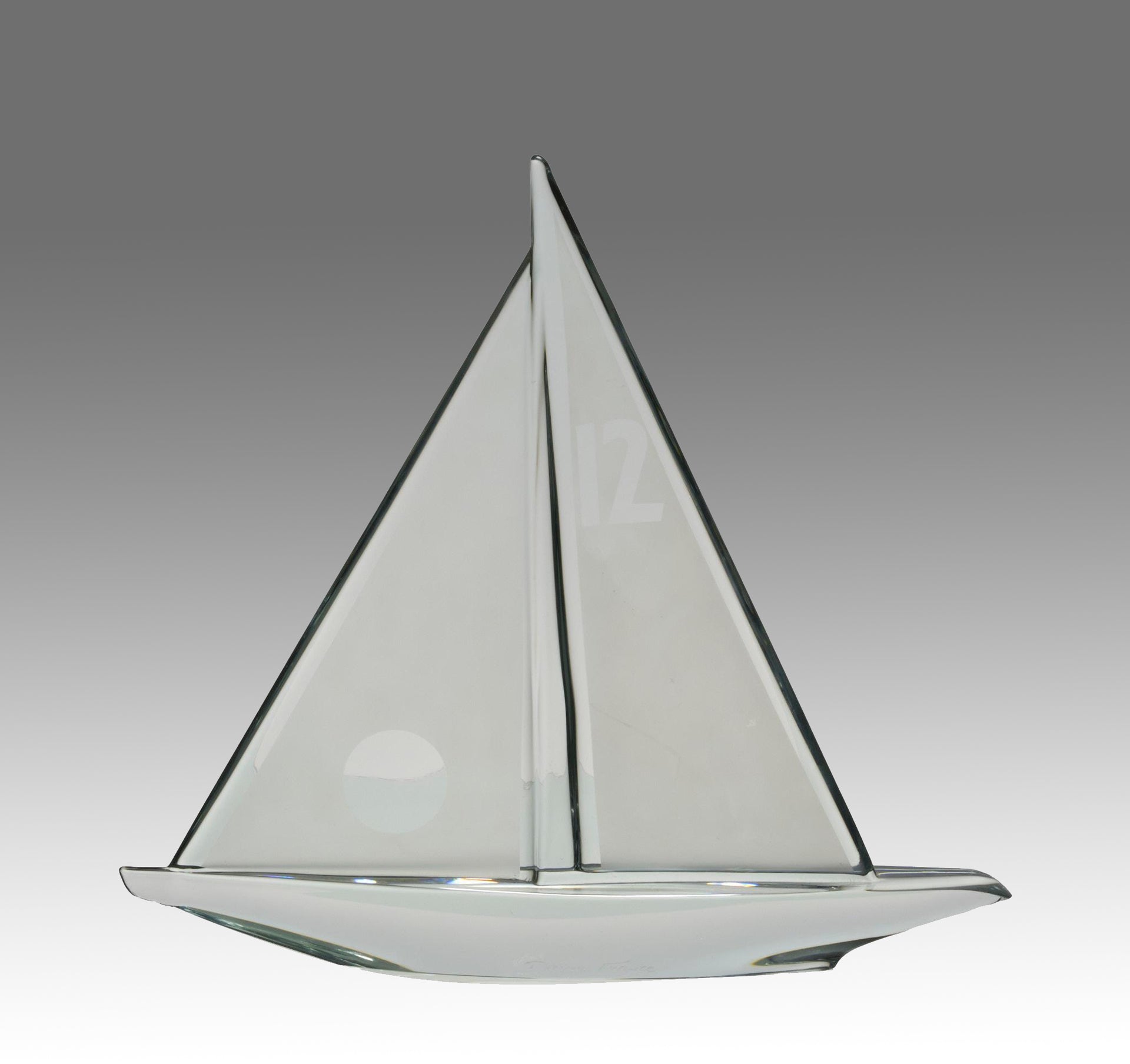 Daum Sailing Yacht - Daum Pate De Verre Glass - Hickmet Fine Arts 