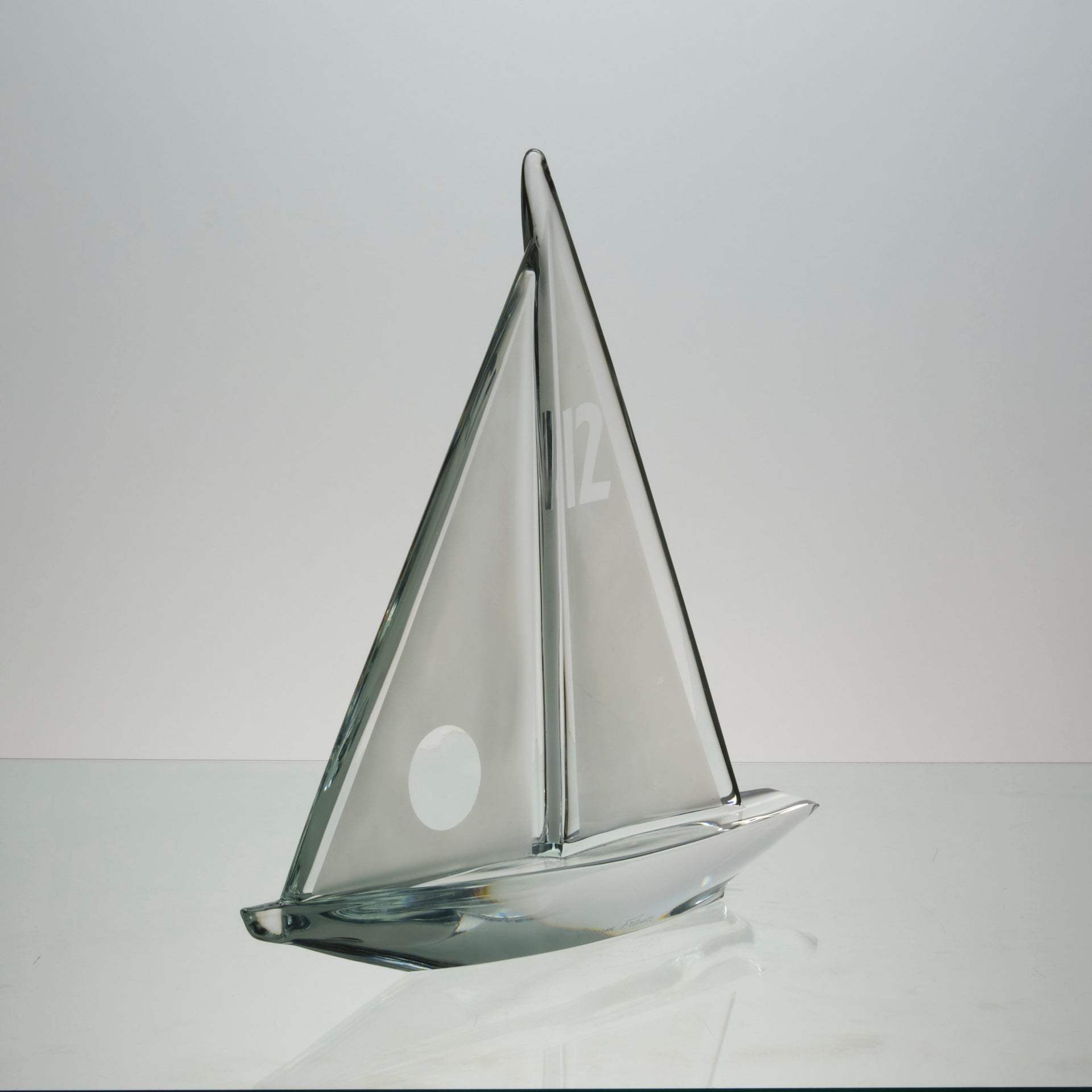 Daum Sailing Yacht - Daum Pate De Verre Glass - Hickmet Fine Arts 
