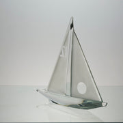 Daum Sailing Yacht - Daum Pate De Verre Glass - Hickmet Fine Arts 