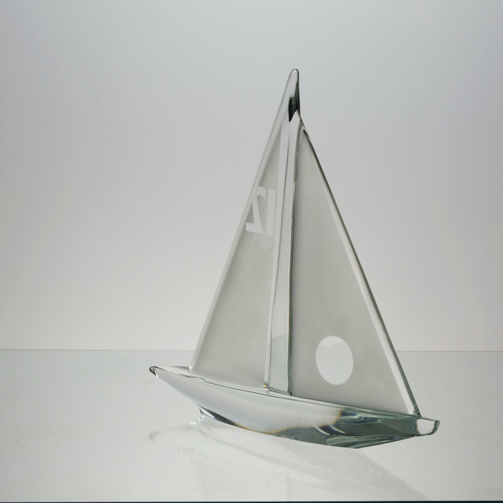 Daum Sailing Yacht - Daum Pate De Verre Glass - Hickmet Fine Arts 