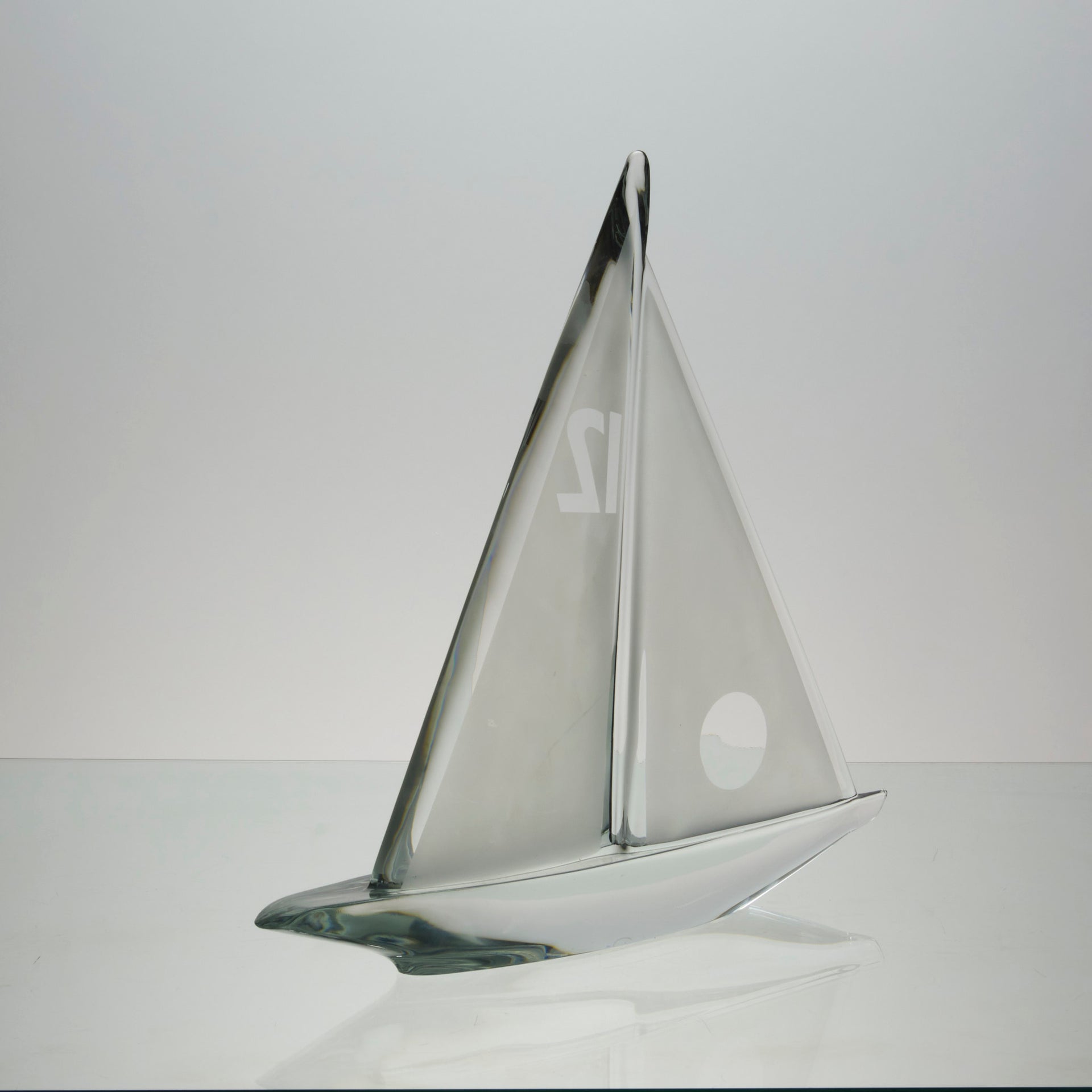 Daum Sailing Yacht - Daum Pate De Verre Glass - Hickmet Fine Arts 