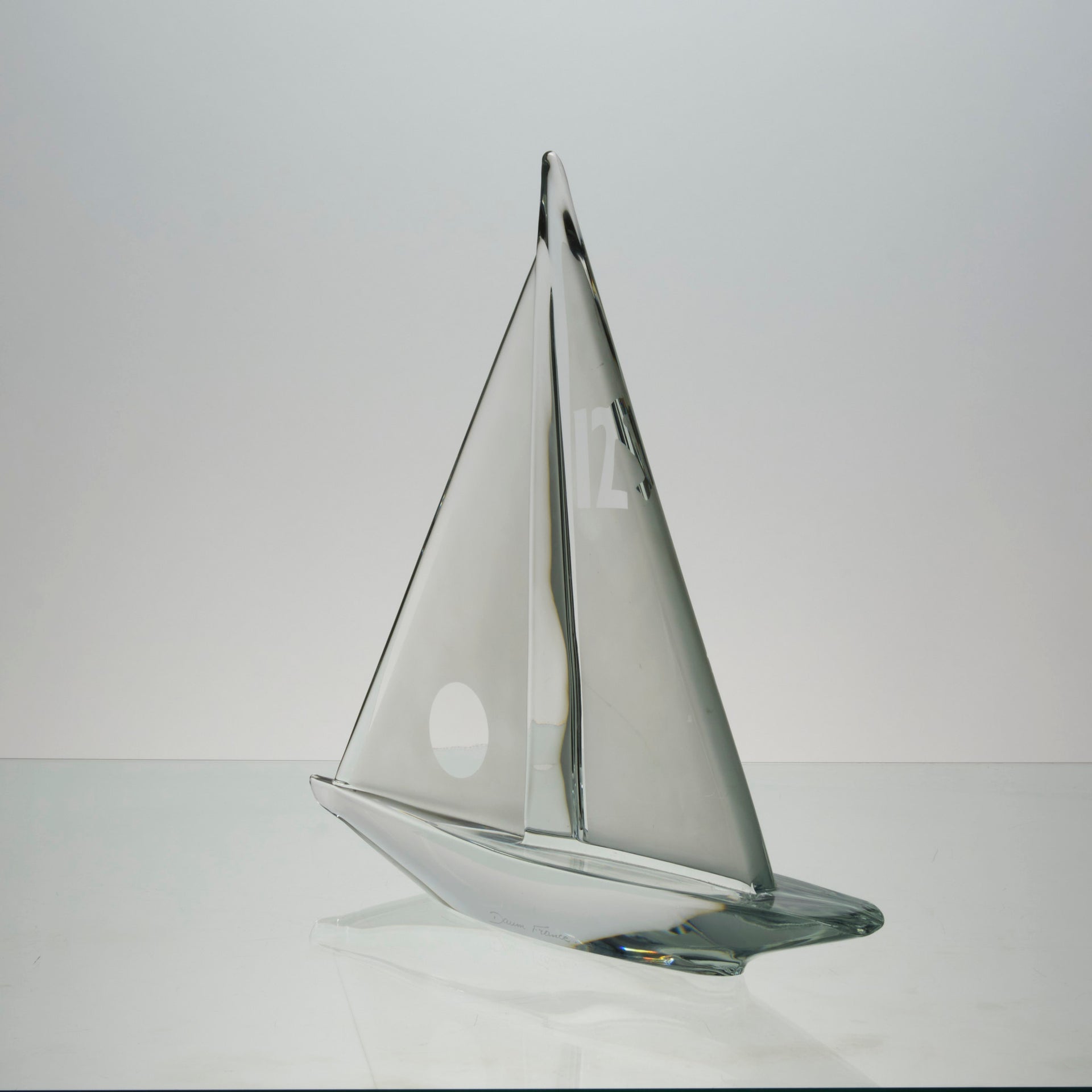 Daum Sailing Yacht - Daum Pate De Verre Glass - Hickmet Fine Arts 