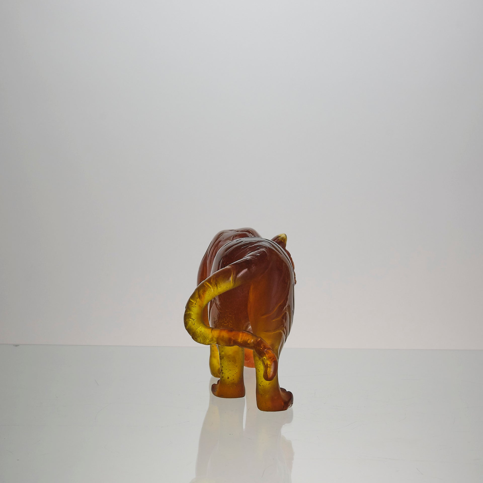 Daum Tiger - Daum Pate De Verre Glass - Hickmet Fine Arts 