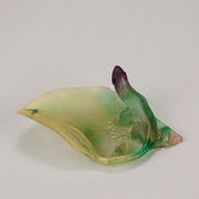 Daum pate de verre Lizard Tray
