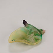 Daum pate de verre Lizard Tray