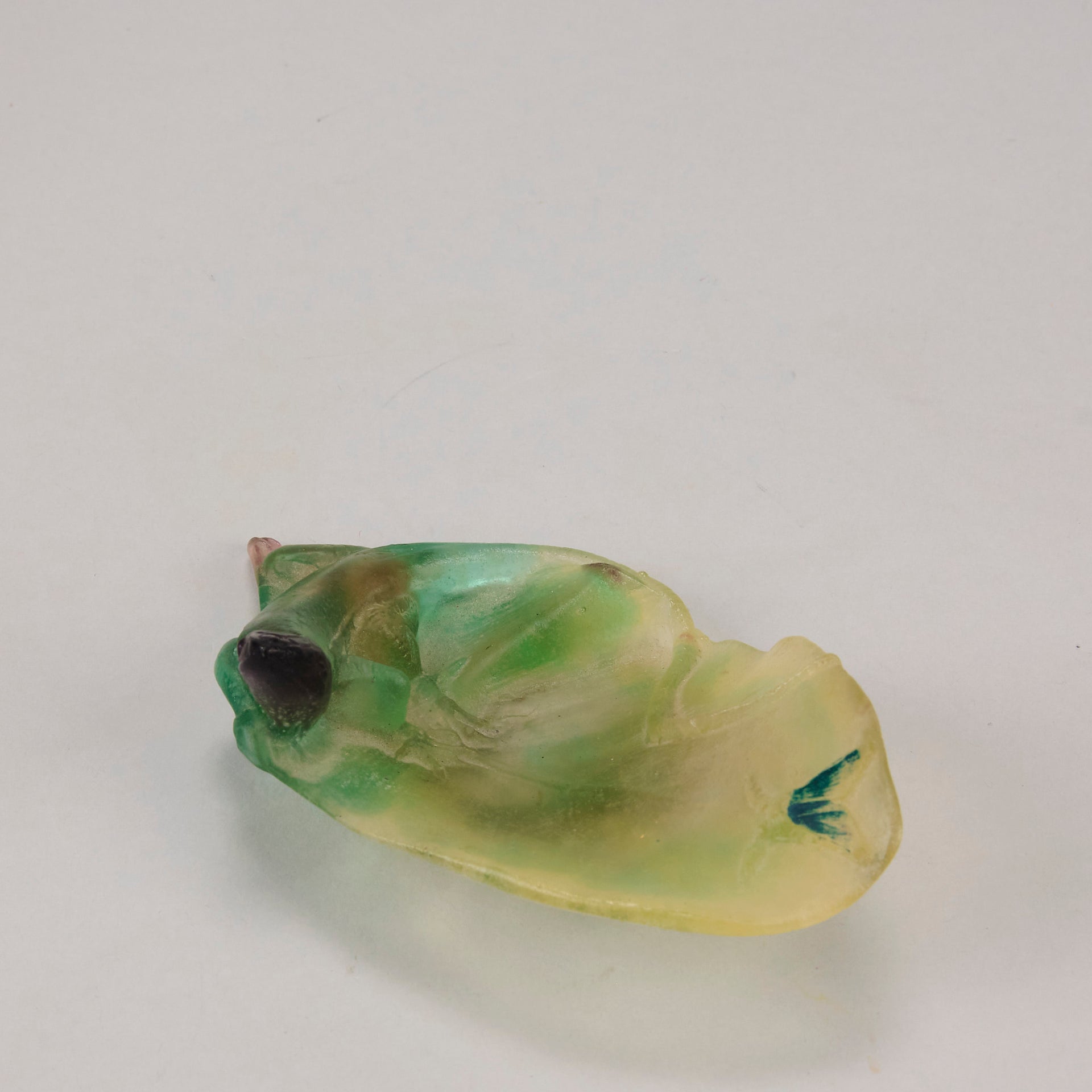 Daum pate de verre Lizard Tray