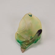Daum pate de verre Lizard Tray