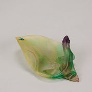 Daum pate de verre Lizard Tray