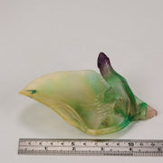 Daum pate de verre Lizard Tray